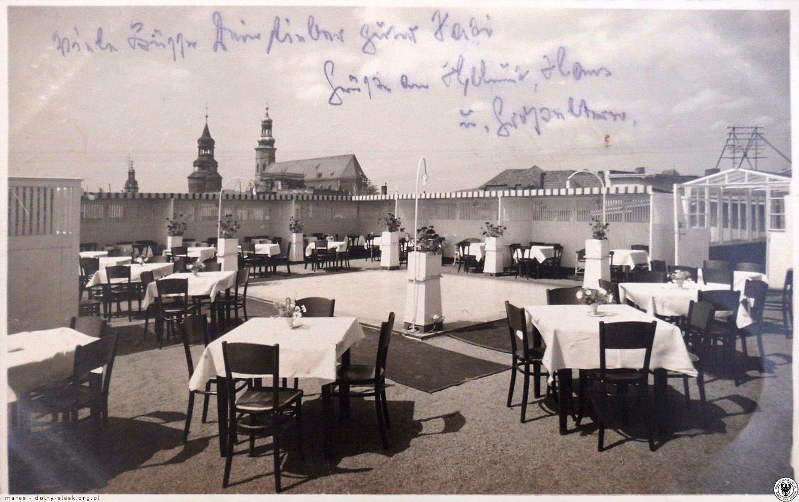 Ogrody na dachu dawnego Hotelu Europa